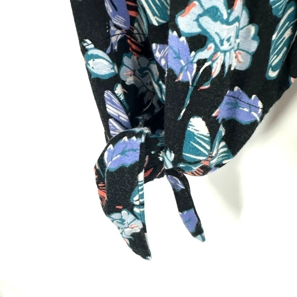 Free People Lexington Top Womens XS Floral Butterfly Off Shoulder Fairy Whimsy